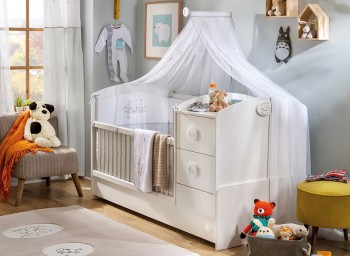BABY COTTON Детская кровать-трансформер 2 20.24.1016.00 в Кедровом - kedrovyi.mebel54.com | фото