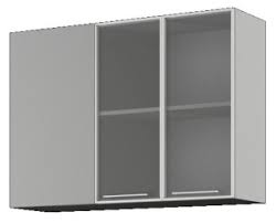 Кёльн ШВУПС 1000Н Шкаф верхний угловой со стеклом (премьер) высокий (Софт даймонд/корпус Белый) в Кедровом - kedrovyi.mebel54.com | фото