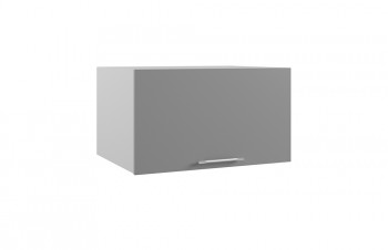 Корато ГВПГ 800 шкаф верхний горизонтальный высокий (Кварц черный/корпус Серый) в Кедровом - kedrovyi.mebel54.com | фото