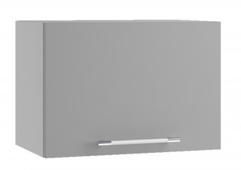 Корато ПГФ 500 шкаф верхний горизонтальный с фрезеровкой (Кварц черный/корпус Серый) в Кедровом - kedrovyi.mebel54.com | фото