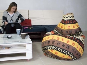 Кресло-груша Большое-Африка в Кедровом - kedrovyi.mebel54.com | фото