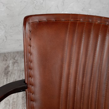 Кресло кожаное Джой в Кедровом - kedrovyi.mebel54.com | фото