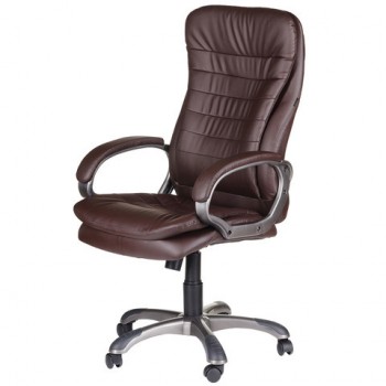 Кресло офисное BRABIX Omega EX-589 (коричневое) в Кедровом - kedrovyi.mebel54.com | фото