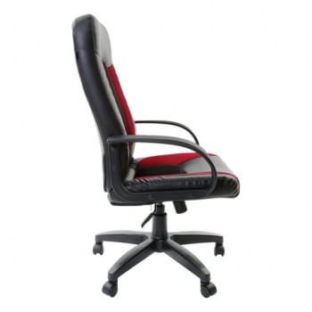 Кресло офисное BRABIX Strike EX-525 (черно-красный) в Кедровом - kedrovyi.mebel54.com | фото
