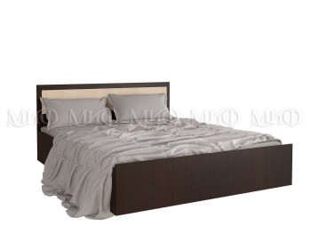 Кровать 1,4 Фиеста (Венге/Дуб беленый) в Кедровом - kedrovyi.mebel54.com | фото