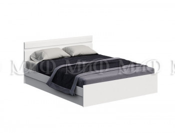 Кровать Нэнси New 1,4м (Белый/белый глянец) в Кедровом - kedrovyi.mebel54.com | фото