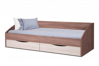 Кровать одинарная "Фея-3" (симметричная) в Кедровом - kedrovyi.mebel54.com | фото