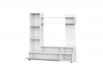 Мебель для гостиной "МГС 9" Белый / Цемент светлый в Кедровом - kedrovyi.mebel54.com | фото