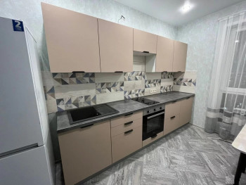 Модульная кухня Норд 2,5 м (Софт какао/Белый) в Кедровом - kedrovyi.mebel54.com | фото