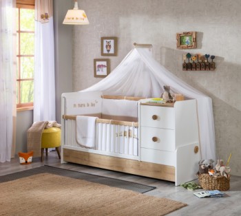 NATURA BABY Детская кровать-трансформер 2 20.31.1016.00 в Кедровом - kedrovyi.mebel54.com | фото
