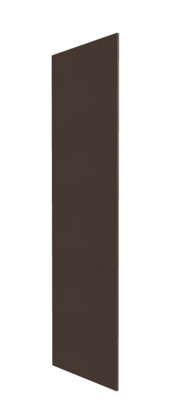Панель торцевая ПН/ПНЯ М Квадро (для пеналов) Шоколад кожа в Кедровом - kedrovyi.mebel54.com | фото