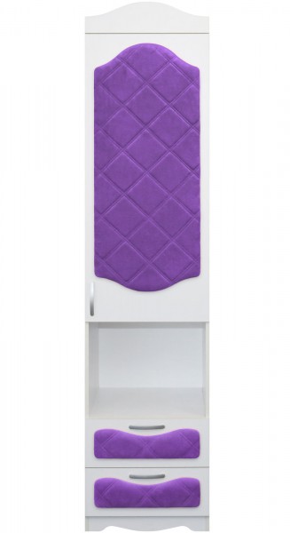 Пенал с ящиками серии Иллюзия 32 Фиолетовый в Кедровом - kedrovyi.mebel54.com | фото
