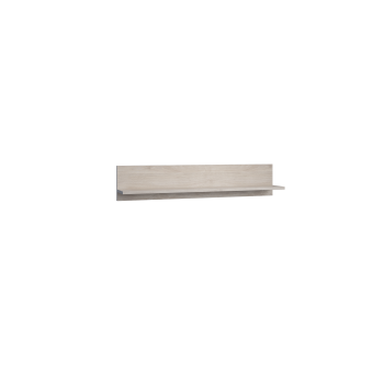 Полка навесная Саманта Дуб харбор белый в Кедровом - kedrovyi.mebel54.com | фото