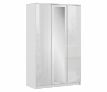 Шкаф 3-х дверный СБ-2493 Медея (Белый/Белый глянец) в Кедровом - kedrovyi.mebel54.com | фото