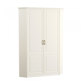 Шкаф для одежды 13.124 Ливерпуль (Белый, ясень ваниль НМ-1012-100 ПВХ) в Кедровом - kedrovyi.mebel54.com | фото