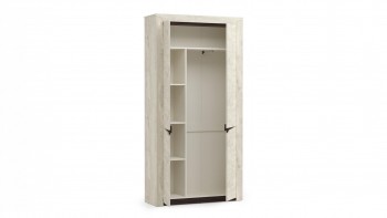 Шкаф для одежды 33.18 Лючия бетон в Кедровом - kedrovyi.mebel54.com | фото