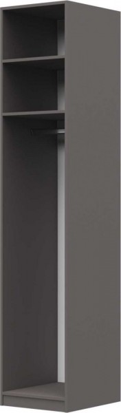 Шкаф ШР-1 зеркало, левый, Вива (Латте/Мокко Глянец/Тестиль) в Кедровом - kedrovyi.mebel54.com | фото