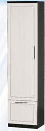 Шкаф средний с ящиком ДЛЯ ГОСТИНОЙ ШСЯ-450 Венге/Дуб выбеленный в Кедровом - kedrovyi.mebel54.com | фото