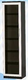 Шкаф средний со стеклодверью ДЛЯ ГОСТИНОЙ ШСС-450 Венге/Дуб выбеленный в Кедровом - kedrovyi.mebel54.com | фото