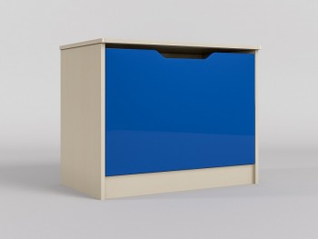 Ящик для игрушек Скай люкс (Синий/корпус Клен) в Кедровом - kedrovyi.mebel54.com | фото